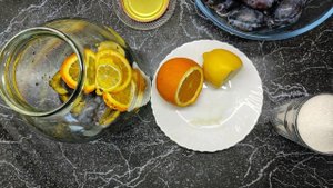 Соседка по даче Научила! Сливовый компот с апельсином на зиму