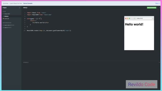 Some Caveats | React JS  Course for Beginners | React JS Tutorial | #revildo_code