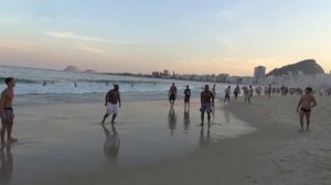 Amazing brazilian football skills on the beach ( Copacabana beach - Brazil 2014)