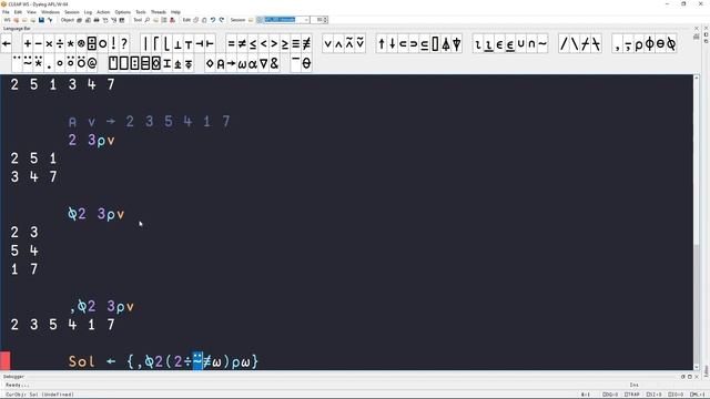 Solving LeetCode problem 1470 in APL (Shuffle the Array) смотреть онлайн