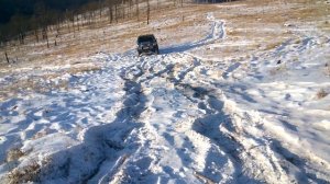 Возможности зимней резины на бездорожье