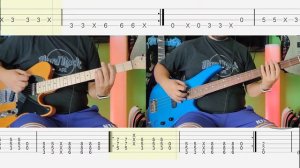 Nirvana - Polly |Guitar & Bass Cover| |Tab|