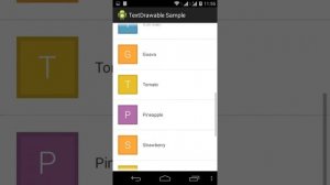 Android TextDrawable