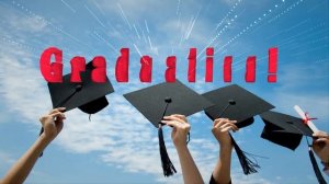 Graduation!Animation.Выпускной футаж на английском языке.Заставка screensaver student