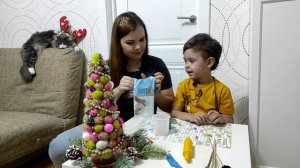 Делаем елочные игрушки из пасты для моделирования от JOVI