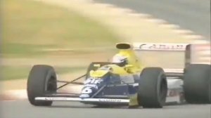 1990 January 18 - Williams F1 team (Boutsen & Patrese) 4th day testing @ Kyalami