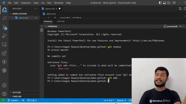 LIVE An Intro to Git and GitHub for Beginners (Tutorial) | Newton School смотреть онлайн