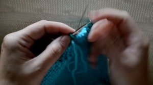 Закрытие петель Простой способ иглой.