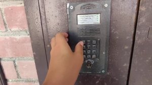 Как открыть домофон Визит  БВД N100