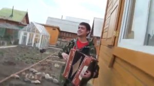 ВЕСЕЛУЩИЙ наигрыш на ГАРМОНИ-"Ой калина-Ой малина..."