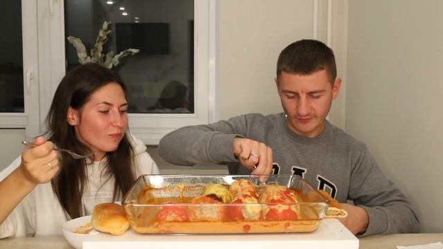 МУКБАНГ ФАРШИРОВАННЫЕ ПЕРЦЫ?️?ВКУСНО ЖРЁМ #мукбанг #мукбангроссия #mukbang #русскиймукбанг #итинг