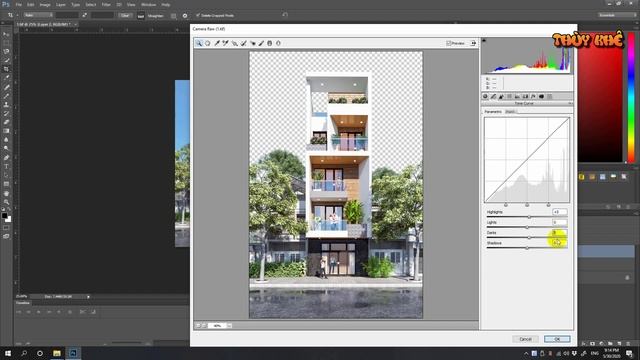 Hậu Kỳ Ảnh Render 3Ds Max Ngoại Thất Với Photoshop смотреть онлайн