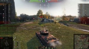 WoT. Француз 8 ур., прокачиваемой ветки ТТ AMX 50 100 на фулл-ББ..mp4