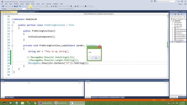 String function C# net