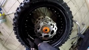 Установка Толстой Камеры - Эндуро и Кроссового  Мотоцикла