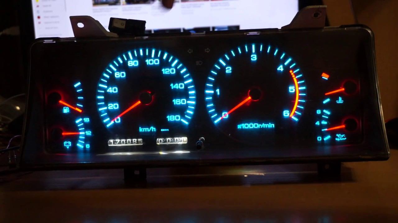 Nissan Patrol Y60 перессвет приборной панели смотреть онлайн