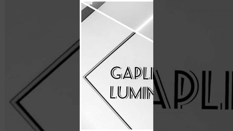 Световые линии GAPLINE от LUMINOTTI #gapline #световыелинии #трековоеосвещение #трековыесветильники