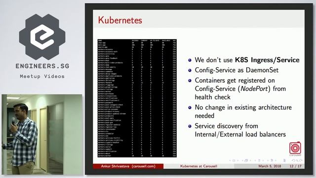 Kubernetes at Carousell - Singapore Kubernetes User Group смотреть онлайн