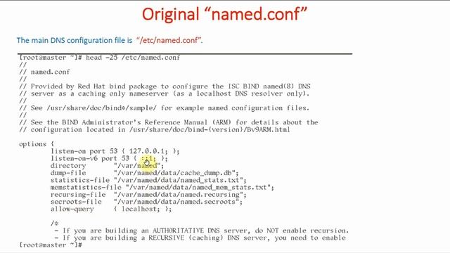 Understand "/etc/named.conf" DNS Server Configuration File | Mastering BIND DNS Server смотреть онлайн
