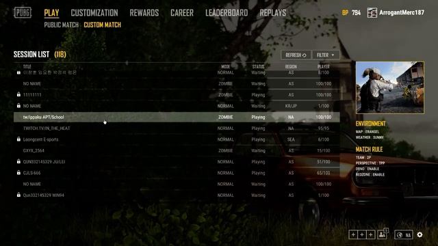 PLAYERUNKNOWN'S BATTLEGROUNDS смотреть онлайн