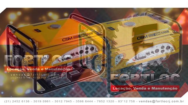 Fortloc fortlocRJ GERADOR GM5500E CSM смотреть онлайн