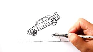 Как нарисовать Взрывающуюся машину