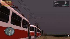 Трамвай 25 Городская больница - Гоночный трек