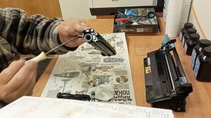 Заправка картриджа Kyosera TK-1248 без разбора, но с намёками на разборку