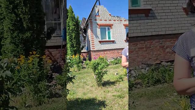 Помошь от прихожан хозяевам разрушенного при обстреле дома смотреть онлайн