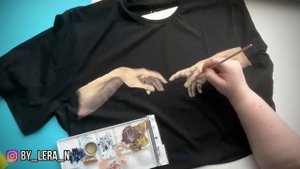 МЯГКАЯ роспись на ткани, которая ТЯНЕТСЯ | Роспись и кастомизация одежды