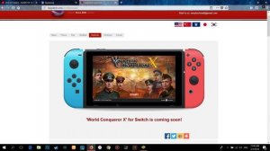 World Conqueror X is Coming to Nintendo Switch !