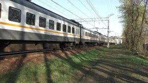 Электропоезд ЭП2Д-0126 (ЦППК) пригородный поезд №6127 Пески - Москва.