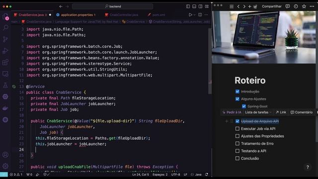 API REST para importação de arquivo CNAB - Ep. 03 смотреть онлайн