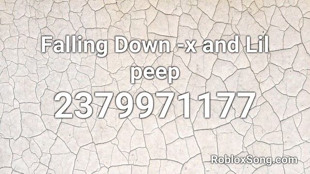 Falling Down -x and Lil peep Roblox ID - Roblox Music Code смотреть онлайн