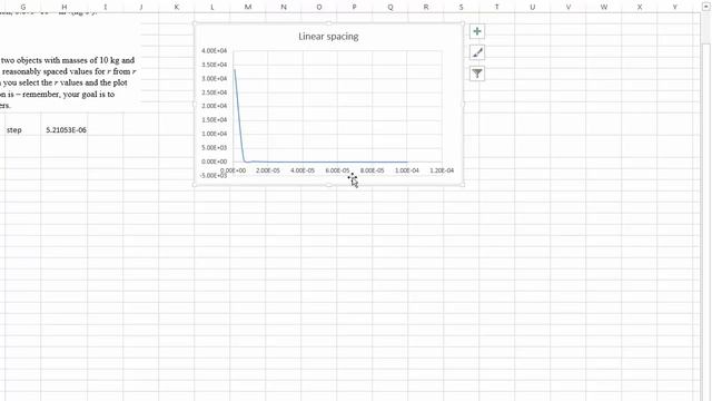Excel 14 (Problem 22) Logarithmic graph. смотреть онлайн
