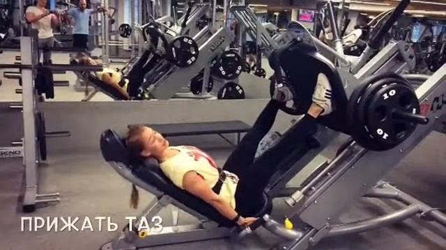 Жим ногами Ноги Квадрицепс Ягодицы смотреть онлайн