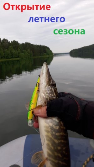 Открытие летнего сезона. Первая рыбалка на щуку.