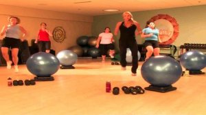 30-Minute Full Body Workout - Video 1 (Dumbbells, Mat & Stability Ball)