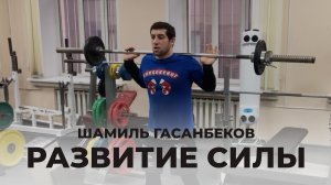 Тренировка в зале | развитие физической силы