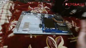 Ноутбук Samsung NP300E5A / перегрев, разборка, чистка, тротлинг