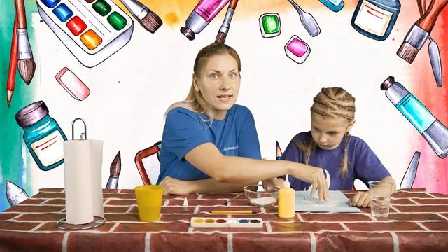 Рисование солью - Простые поделки - Благая весть дети смотреть онлайн