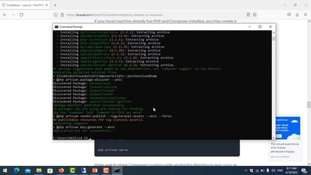Laravel 9 tutorial - How to create project using Composer or Laravel Installer