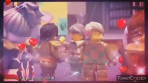 ллоруми Ниндзяго❤ ллойд и харуми💜Я люблю тебя до Луны💚