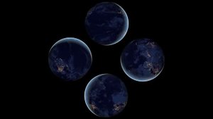 ЗЕМЛЯ видео для голографической 3D пирамиды