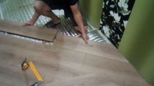 Как уложить ламинат по диагонали самому 1, не прибегая к изготовлению шаблонов на углы комнаты!