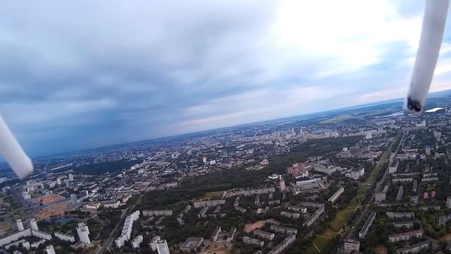Летние полетушки на самодельном квадрокоптере