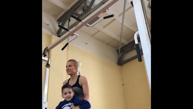 тренировка Мама и сын