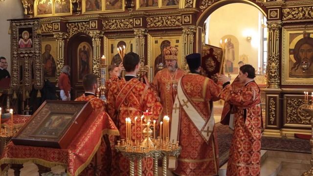 Праздник Преполовения Пятидесятницы. Архиерейское богослужение в Спасском монастыре (10.05.2023 г.)