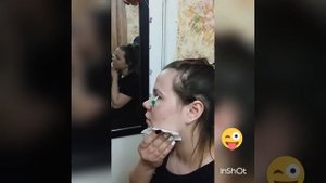 Прокалывание брови в домашних условиях.