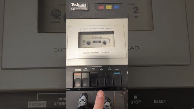 Vintage TECHNICS by Panasonic RS 263AUS Cassette Deck Recorder w: Original Manual; Tested